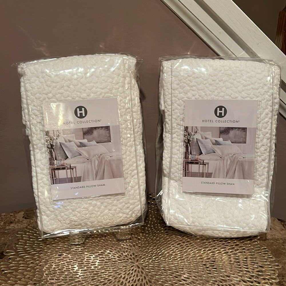 Hotel Collection Ripple Collection Matelasse Standard Sham, Set/2
